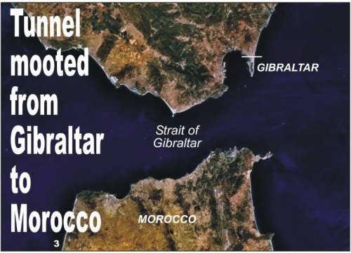 Tunnel mooted from Gibraltar to Morocco